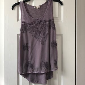 Purple tank top